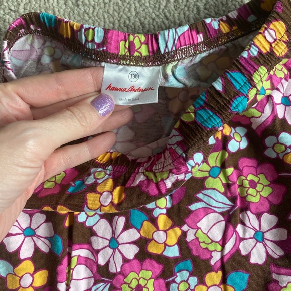 Hanna Andersson Floral Ruffled Colorful Skirt - Picture 4 of 6